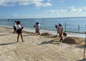 Realizan visita de control a playas “Blue Flag” de Puerto Morelos