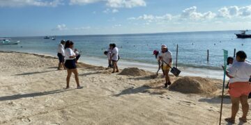 Realizan visita de control a playas “Blue Flag” de Puerto Morelos