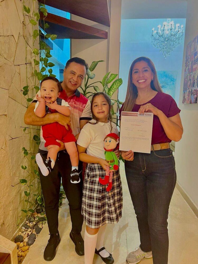 Marybel Villegas se registra para coordinar los comités de defensa de la transformación en Benito Juárez