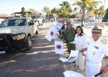 Blanca Merari da el banderazo de inicio del operativo vacacional “Guadalupe-Reyes”