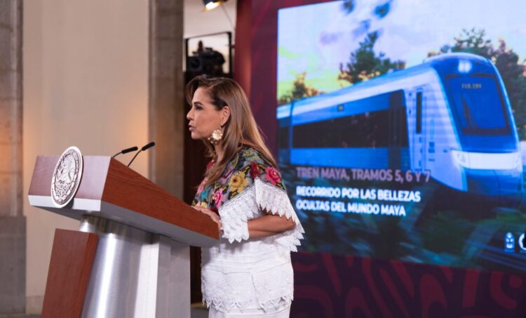Mara Lezama y el Tren Maya