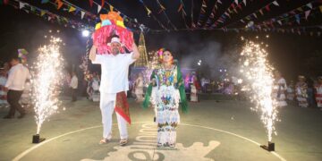 Vive Puerto Morelos tradicional noche de vaquería