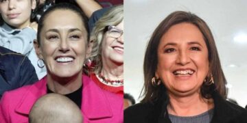 Los equipos de Claudia y Xóchitl