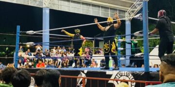 Espectacular cierre del programa “Lucha Libre en tu Colonia” en Playa del Carmen