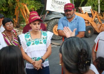 Ana Paty peralta mantiene acciones contra inundaciones