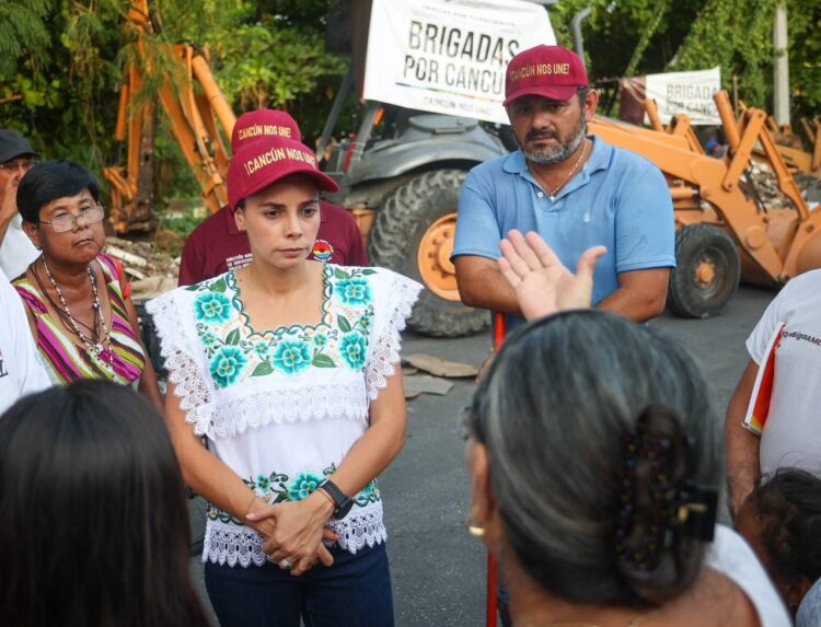 Ana Paty peralta mantiene acciones contra inundaciones