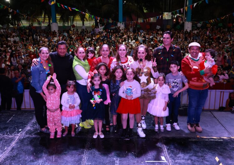 Miles de niñas y niños disfrutaron de la exitosa presentación de Tatiana en Isla Mujeres