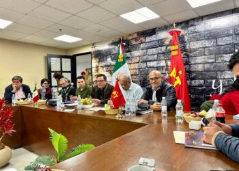 Hugo Alday acude a reunión estrategia del PT con miras a las elecciones del 2024