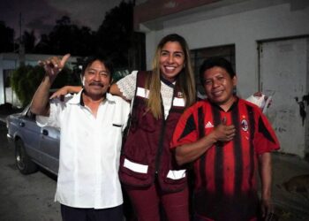 Marybel Villegas recorre las calles de la región 232 de Cancún