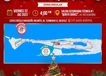 Anuncian Mega Desfile y Espectáculo Navideño en el Pueblo Mágico de Isla Mujeres
