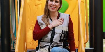 Atenea Gómez supervisa últimos detalles del parque 'Los Venaditos'