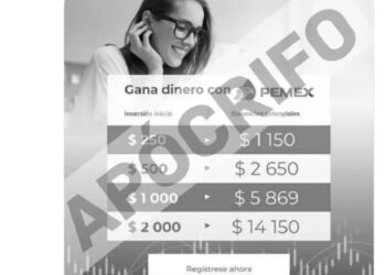 Usan en redes imagen del presidente y nombre de Pemex para estafar