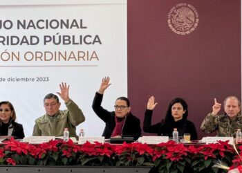 Participa Mara Lezama en el XLIX Consejo Nacional de Seguridad Pública en Palacio Nacional y reafirma su compromiso para trabajar por la seguridad de Quintana Roo