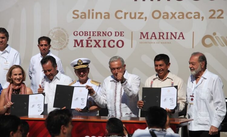 Encabeza AMLO inauguración del Tren Interoceánico