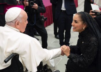Sostiene la gobernadora Mara Lezama encuentro con el Papa Francisco