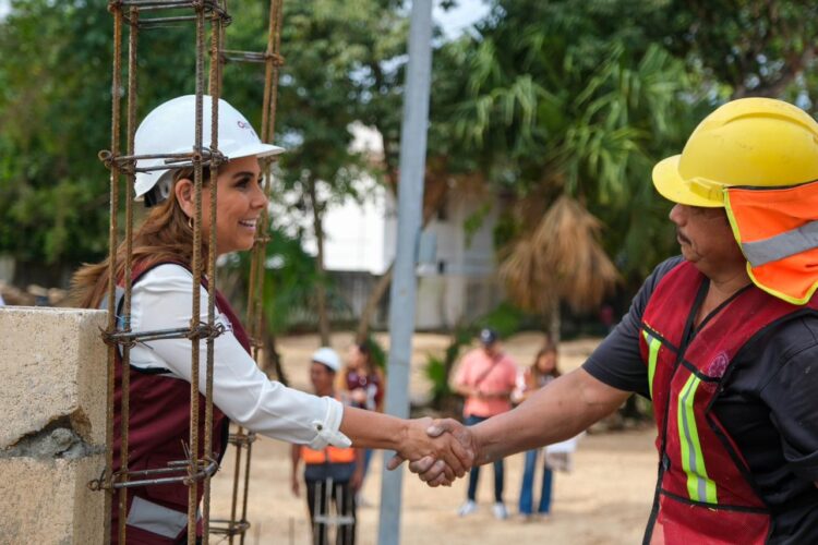 Mara Lezama supervisa avance de Parque Cultural Urbano de la Paz