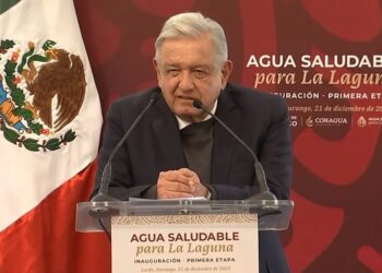 Inaugura AMLO primera etapa del proyecto Agua Saludable para la Laguna
