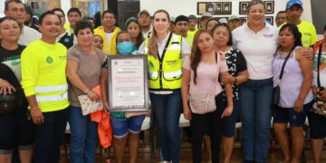 Reconoce Atenea Gómez labor del personal de áreas operativas del Ayuntamiento de Isla Mujeres