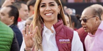 Reitera Marybel Villegas su respaldo a Claudia Sheinbaum y la acompaña en su cierre de precampaña