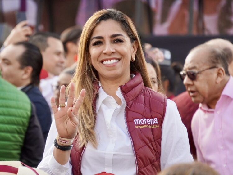 Reitera Marybel Villegas su respaldo a Claudia Sheinbaum y la acompaña en su cierre de precampaña