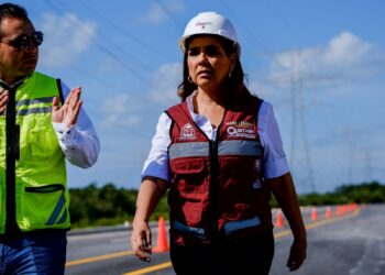 Avanza más del 85% reconstrucción y modernización de Av. Chac Mool: Mara Lezama