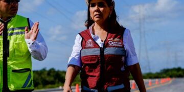 Avanza más del 85% reconstrucción y modernización de Av. Chac Mool: Mara Lezama