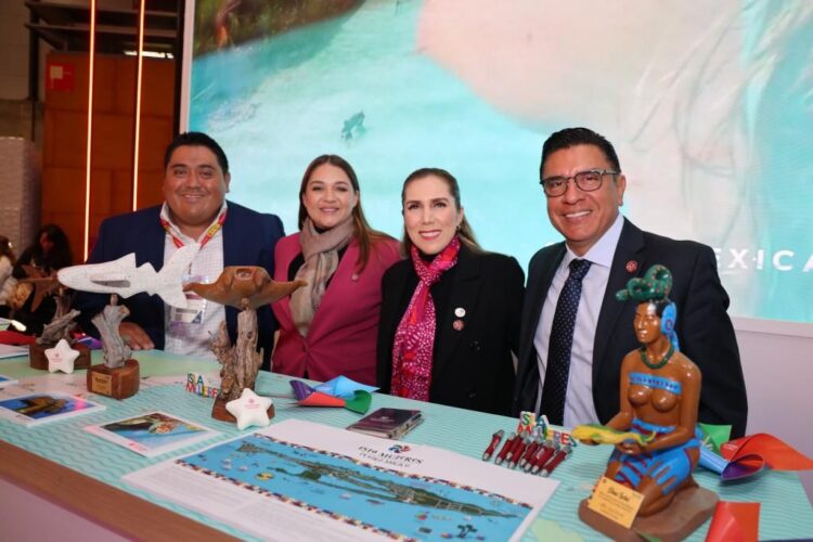 Fortalece Atenea Gómez promoción turística de Isla Mujeres y Costa Mujeres en la FITUR 2024
