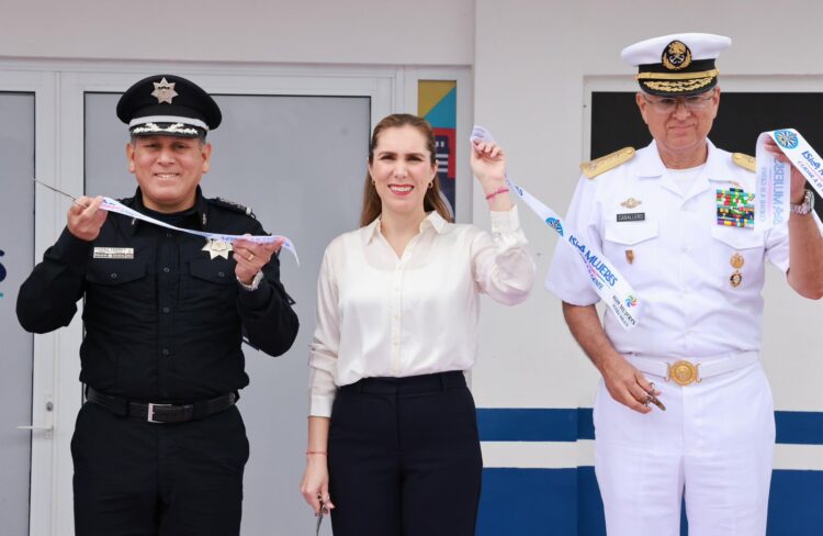 Inaugura Atenea Gómez Ricalde nueva Casa del Policía en Isla Mujeres