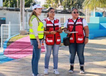 Avanza rehabilitación del parque Las Fragatas en zona insular de Isla Mujeres