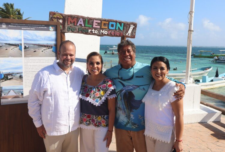 Anuncian rehabilitación del muelle de pescadores de Puerto Morelos