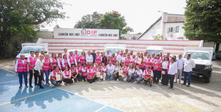 Dota Ayuntamiento de Benito Juárez de equipamiento al DIF