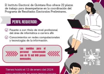 Oferta IEQROO 22 plazas para el PREP 2024