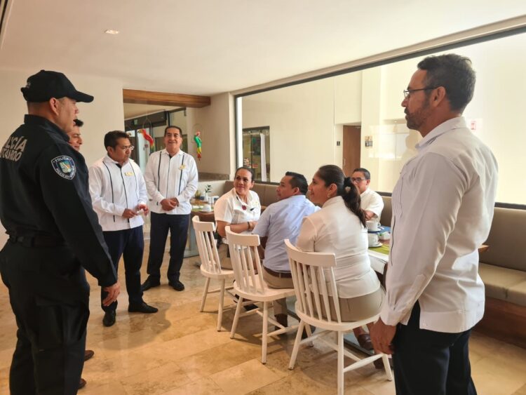 Seguridad Pública de Puerto Morelos mantiene proximidad institucional con el sector hotelero