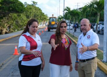 Mara Lezama anuncia reconstrucción de 3.2 km de la avenida Rafael E. Melgar en Cozumel