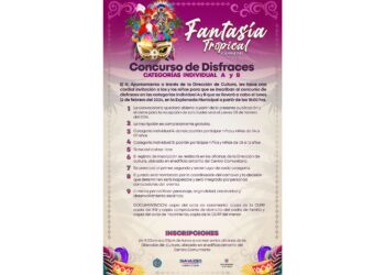 Abre gobierno de Atenea Gómez convocatoria para participar en el Concurso de Disfraces del Carnaval