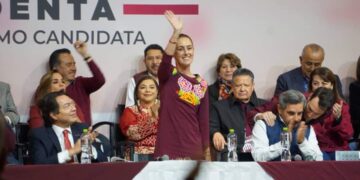 Acompaña Marybel Villegas a Claudia Sheinbaum en su ratificación como candidata a la Presidencia
