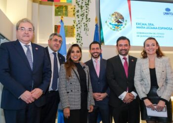 Presenta Mara Lezama ante OMT avances de la Agenda 2030