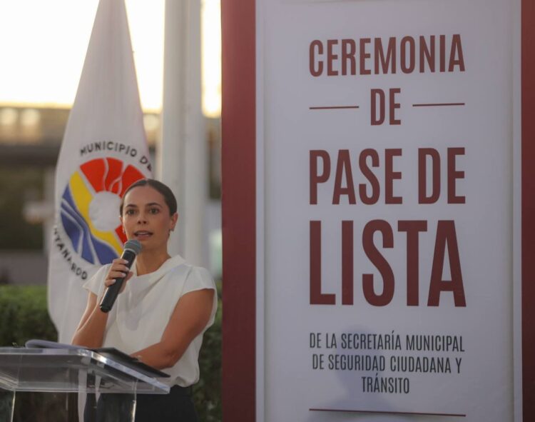 Gobierno de Ana Paty Peralta alienta a elementos de Seguridad Ciudadana para construcción de la paz