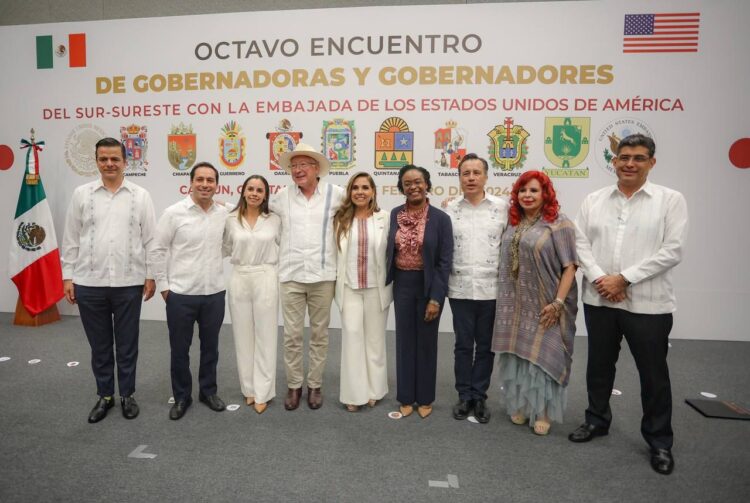 Cancún, sede de encuentro de gobernadoras y gobernadores del Sur-Sureste