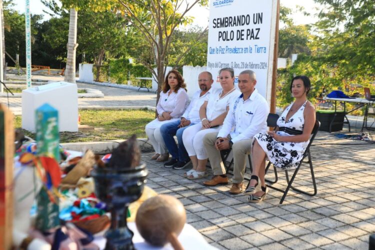 Siembran segundo Polo de Paz en Playa del Carmen