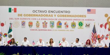 Mara Lezama encabeza Octavo Encuentro de Gobernadoras y Gobernadores del Sur-Sureste