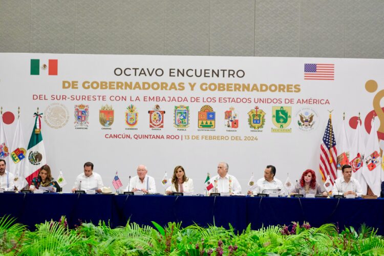 Mara Lezama encabeza Octavo Encuentro de Gobernadoras y Gobernadores del Sur-Sureste