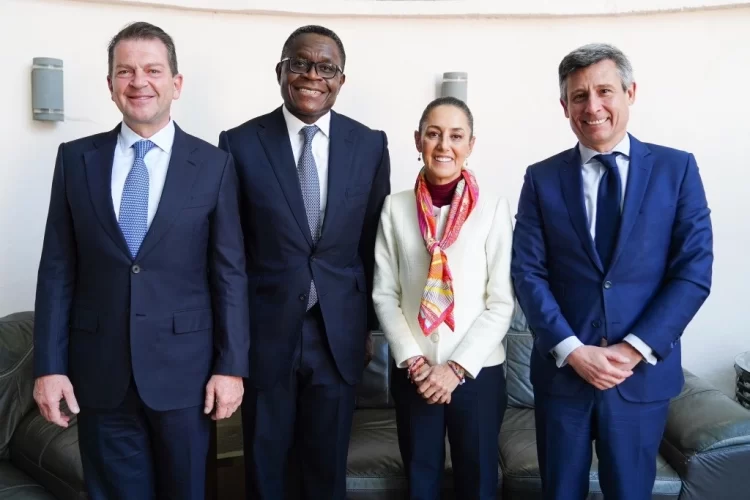 Encuentro de Claudia Sheinbaum con directivos de Bank of America