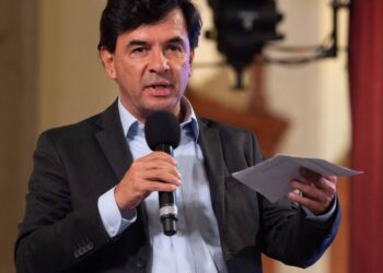 Jesús Ramírez Cuevas, vocero de AMLO, en camino a San Lázaro