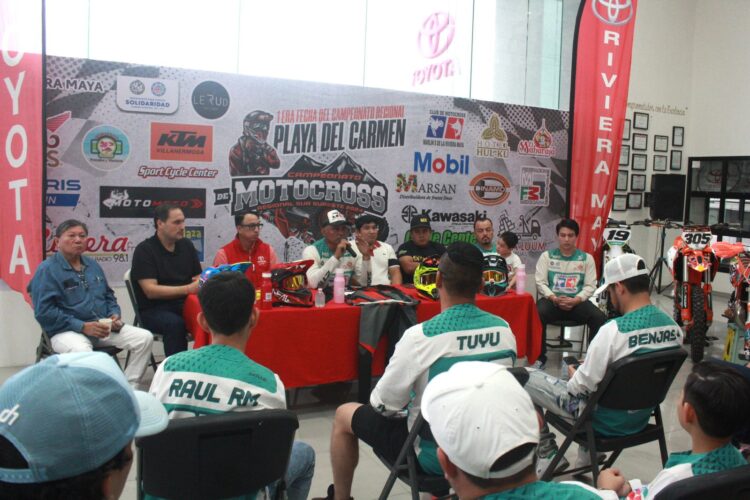 Anuncian Campeonato Regional de Motocross en Playa del Carmen