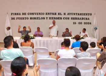 Firman convenio Ayuntamiento de Puerto Morelos y “Héroes con Herraduras” en beneficio de niños con discapacidad
