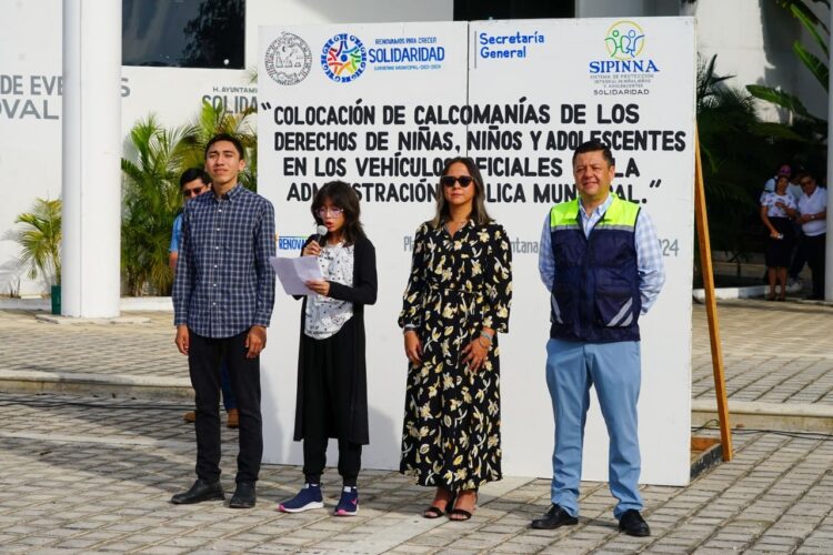 Arrancó campaña sobre Derechos de Niñas, Niños y Adolescentes en Playa del Carmen