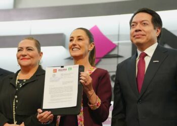 Se registra Claudia Sheinbaum ante el INE como candidata a la Presidencia de México