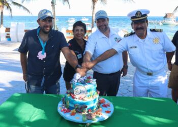 Conmemoran el 26 aniversario de la creación del Parque Nacional Arrecife de Puerto Morelos