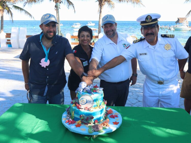 Conmemoran el 26 aniversario de la creación del Parque Nacional Arrecife de Puerto Morelos